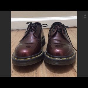 Patent leather Doc Marten e-girl loafers